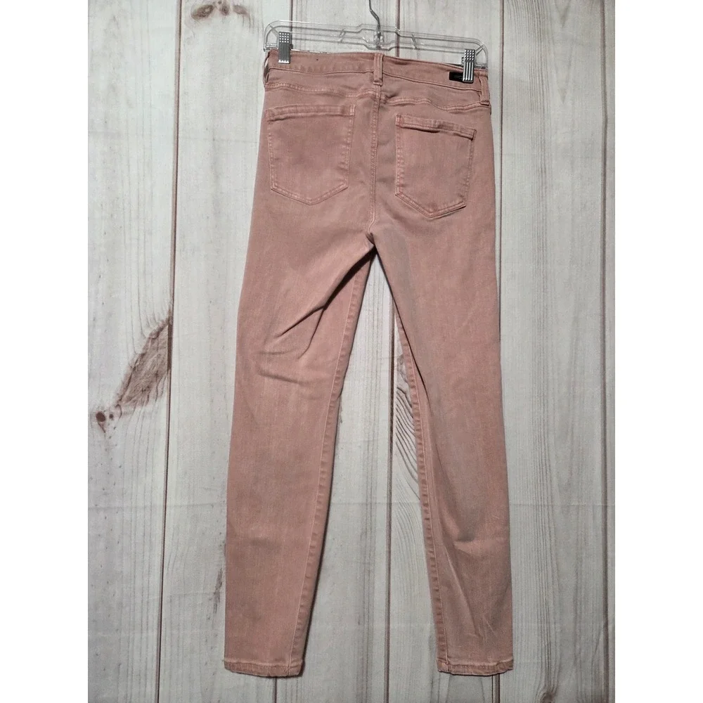 Liverpool Los Angeles Ankle Skinny Jeans Pink Dusty Rose Size 4 / 27 Mid Rise